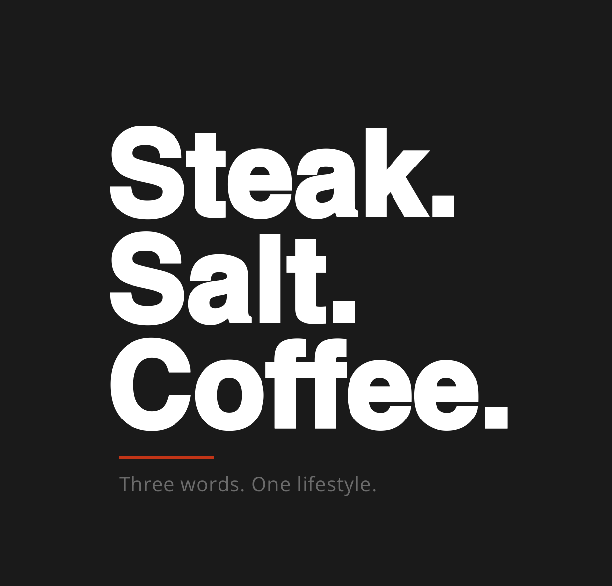 Steak Salt Coffee logo